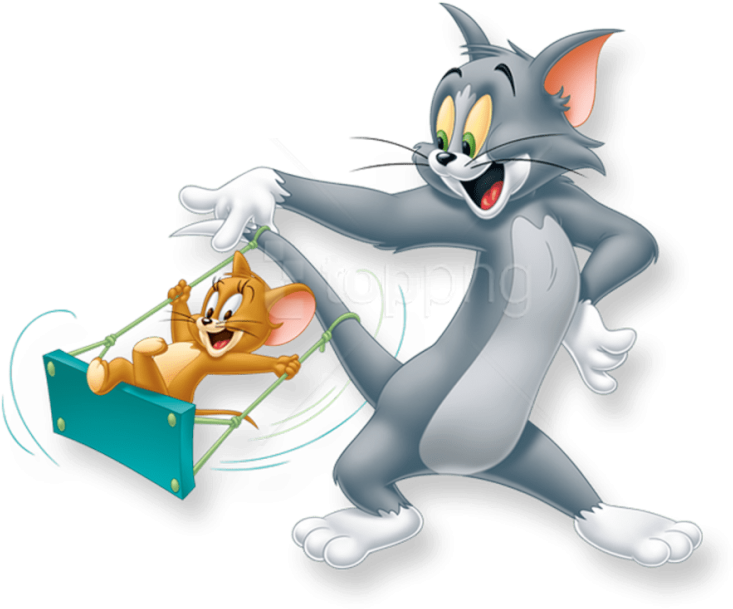 Free Png Tom And Jerry Happy Png Images Transparent - Cartoon Tom And Jerry Clipart (850x638), Png Download