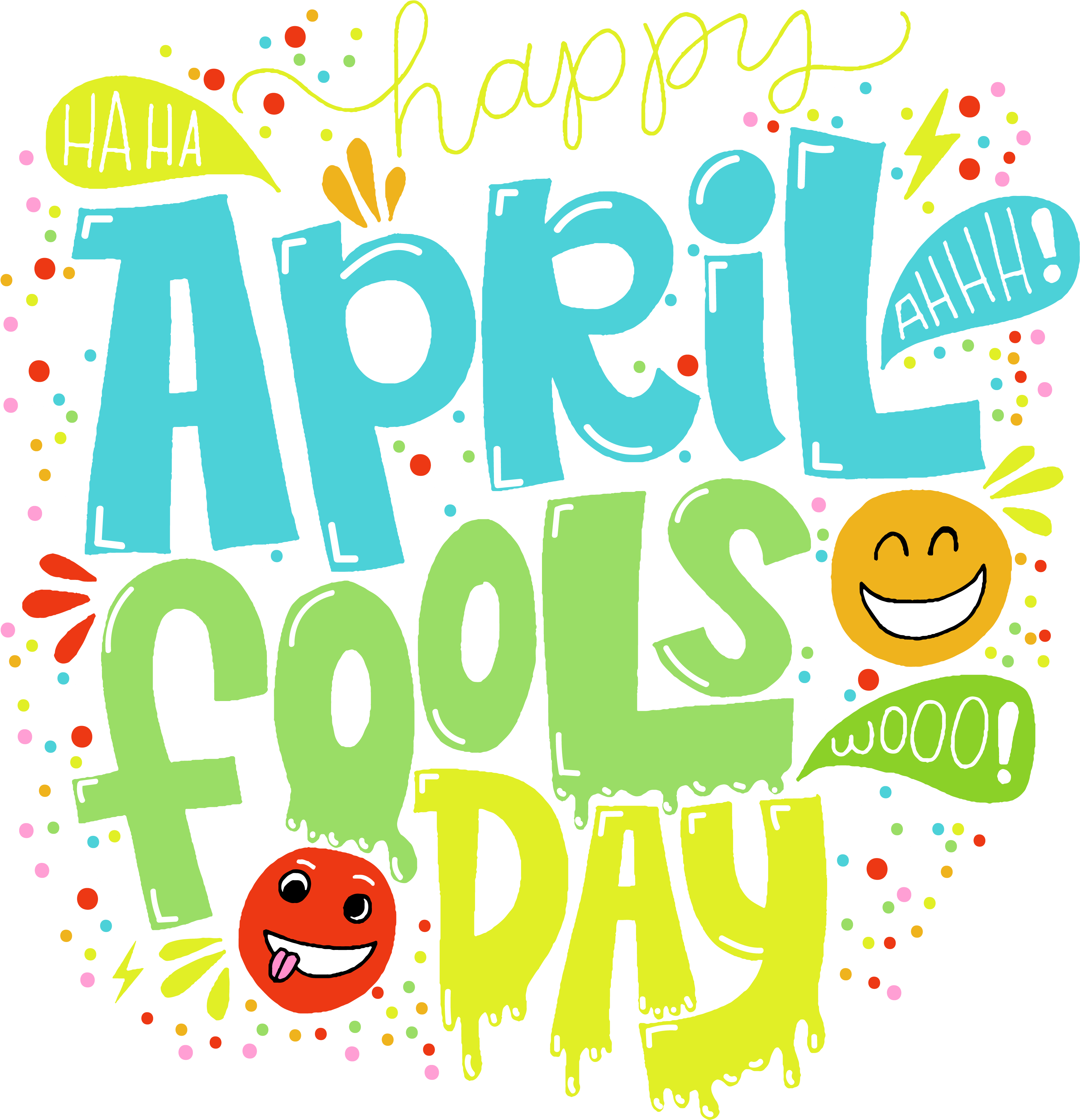 April Fools Day Png Royalty Free High Quality - April Fools Day Png Clipart (4147x3905), Png Download