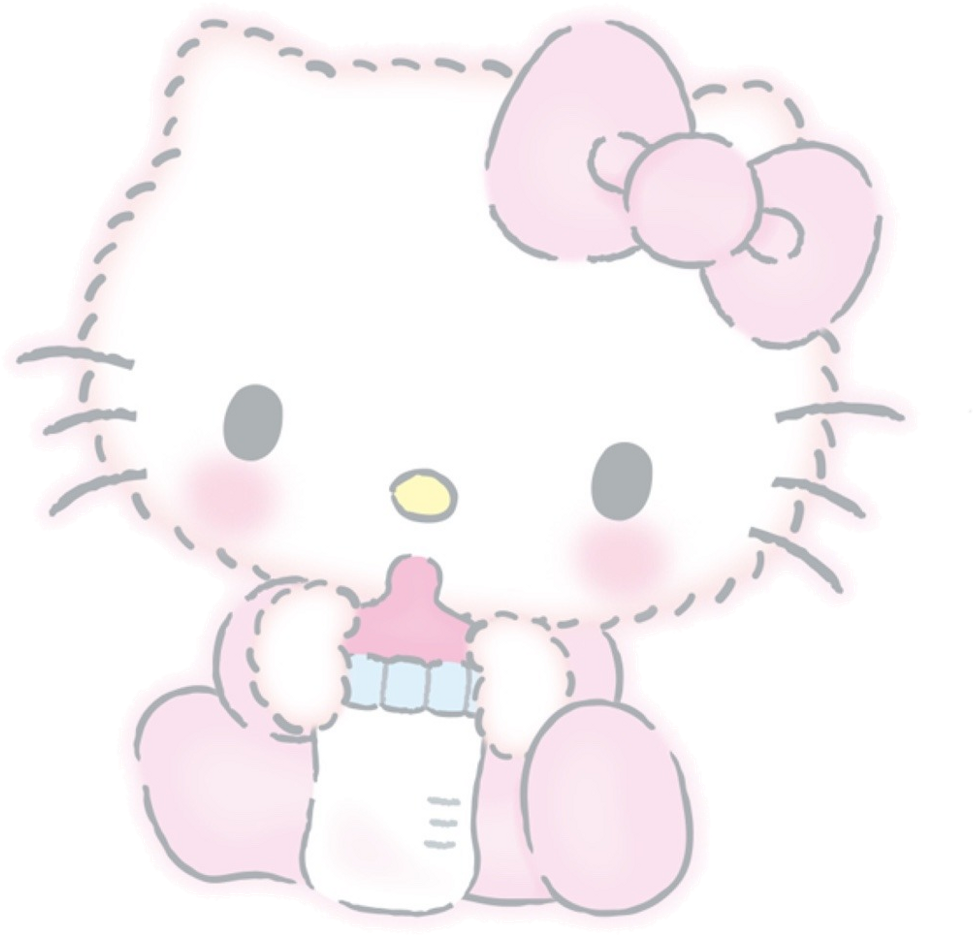 Adorable Baby Hello Kitty Clipart