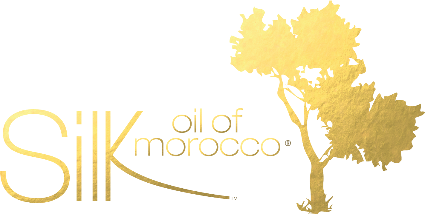 Gold Foil Logo White - Silk Of Morocco Clipart (1422x717), Png Download