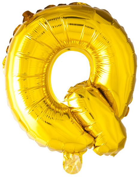 Foilballoon Q , 40'' - Circle Clipart (650x650), Png Download