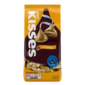 Hershey's Kisses With Almonds Classic Bag Clipart (300x300), Png Download