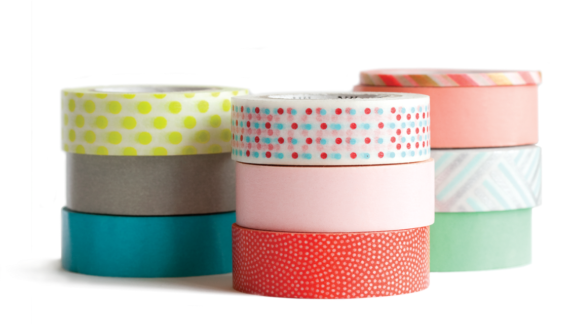 I {heart} Washi Tape Like, Seriously, I Love It - Tape Washi Clipart (1160x639), Png Download