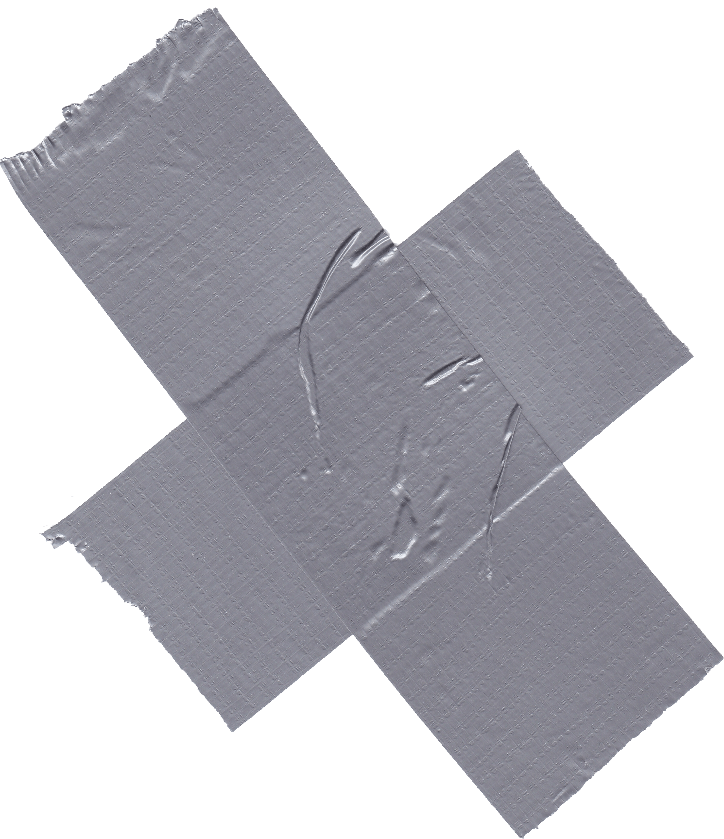 4 Cross X Duct Tape Transparent - Paper Clipart (1490x1727), Png Download