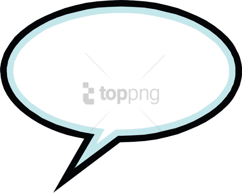 Free Png Download Colorful Conversation Bubble Png - Transparent Background Comic Speech Bubble Png Clipart (850x681), Png Download
