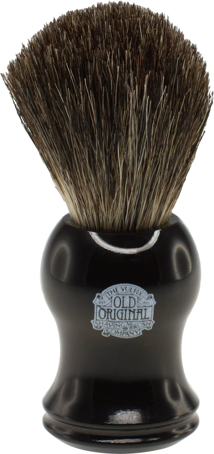 Progress Vulfix Pure Badger Shaving Brush, Black Handle - Shave Brush Clipart (851x1802), Png Download