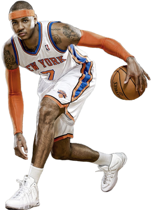 Photo Carmeloantonyrender - Carmelo Anthony Boost Mobile Billboard Clipart (800x442), Png Download