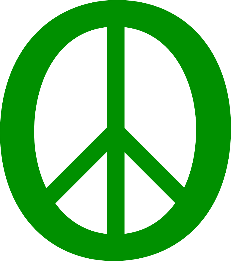 Islamic Green Peace Symbol 11 Dweeb Peacesymbol - Islamic Symbol Of Peace Clipart (777x877), Png Download