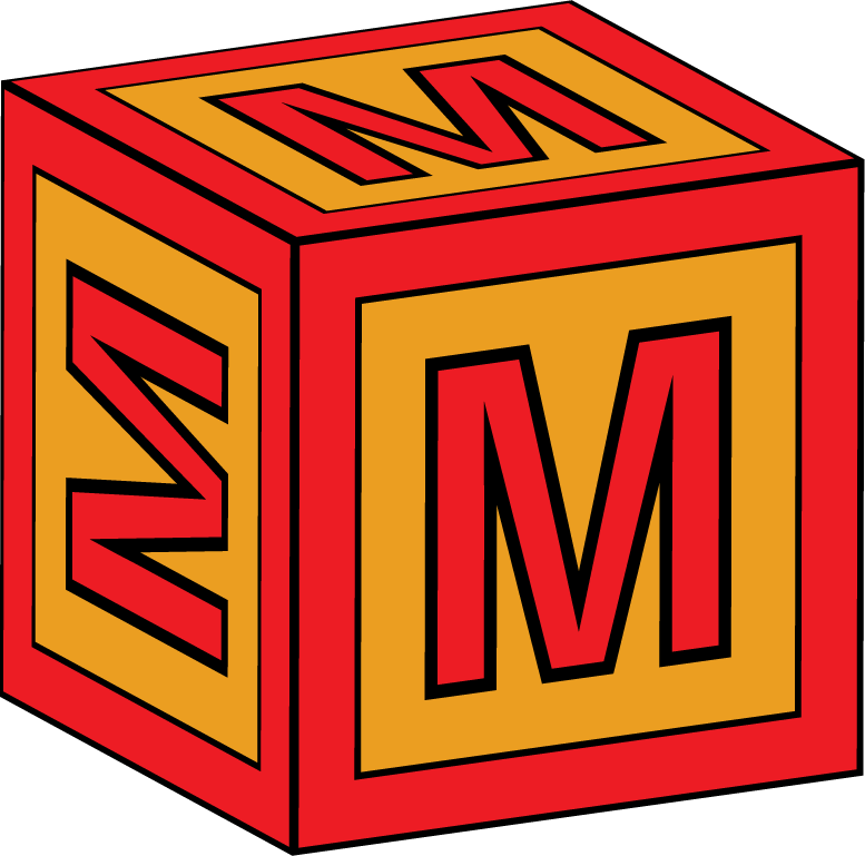 3d Baby Block Letter Clipart (777x769), Png Download