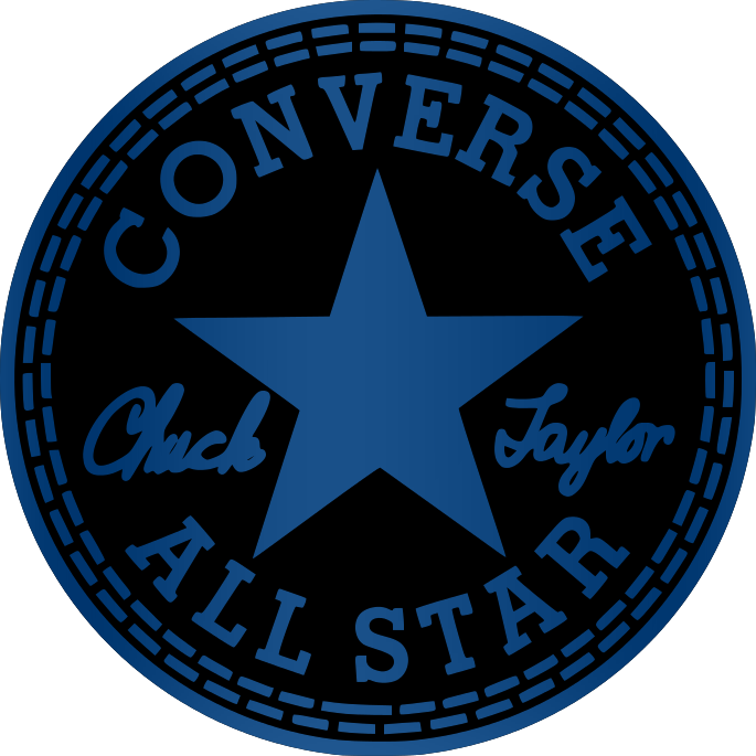 - Black And White Converse Logo , Png Download - Converse Clipart (685x685), Png Download