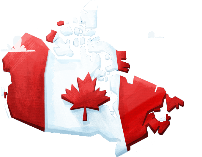 Canada Flag Png - Canada Maple Leaf Flag Gif Clipart (800x600), Png Download
