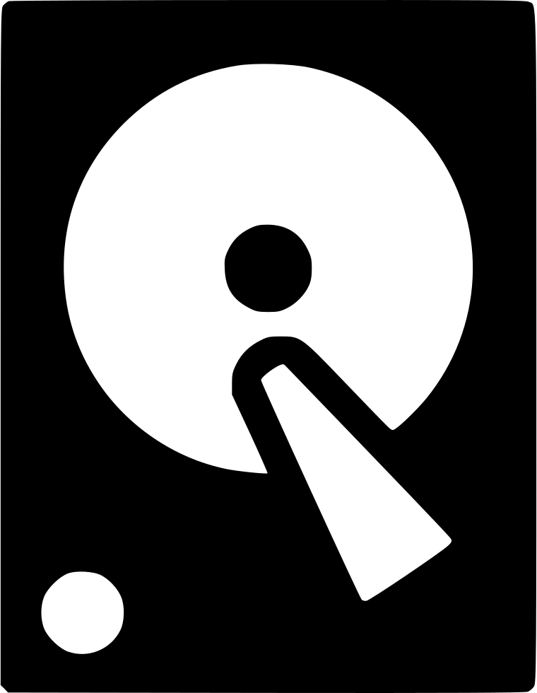 Hard Disk Drive Comments - Circle Clipart (760x980), Png Download