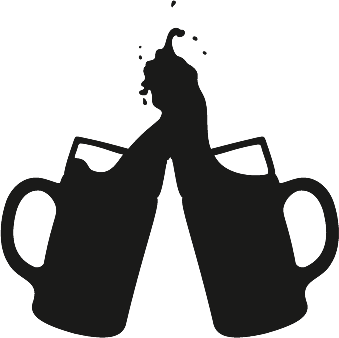 Beer Can At Getdrawings Com Free For Ⓒ - Beer Mug Silhouette Png Clipart (1200x1204), Png Download
