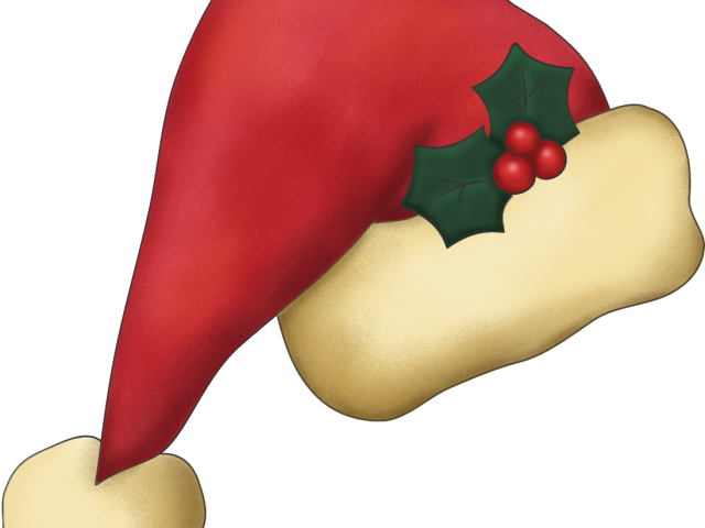 Santa Hat Clipart Clear Background - Country Christmas Clipart Png Transparent Png (640x480), Png Download