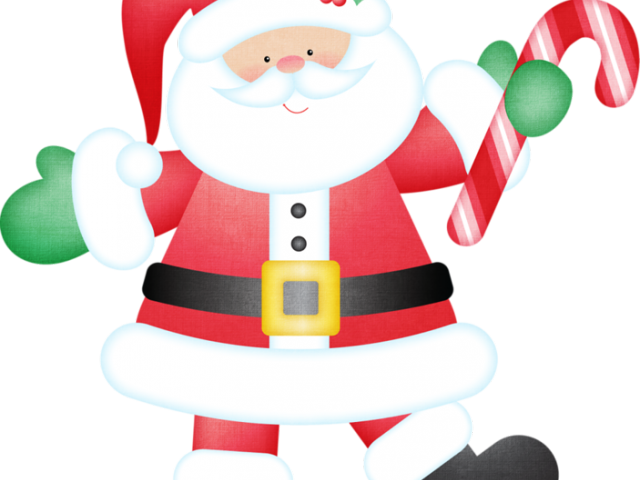 Santa Hat Clipart Merry Christmas - Santa Stickers - Png Download (640x480), Png Download