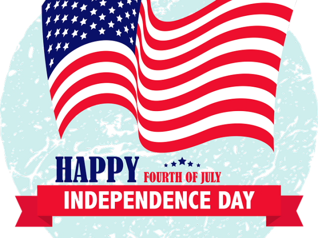 Independence Day 4th July Png Transparent Images - Celebration Of The 4th Of July Our Offices Will Be Clipart (640x480), Png Download