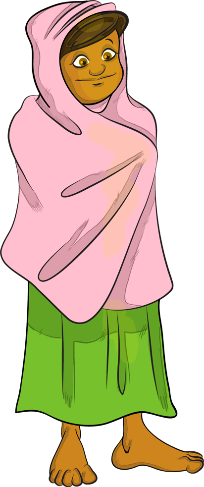 Miriam Sister Dibujos Biblicos Pinterest - Cartoon Moses Sister Miriam Clipart (412x983), Png Download