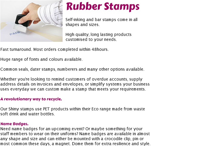 Rubber Stamps Self-inking And Bar Stamps Come In All - Writing Clipart (725x500), Png Download