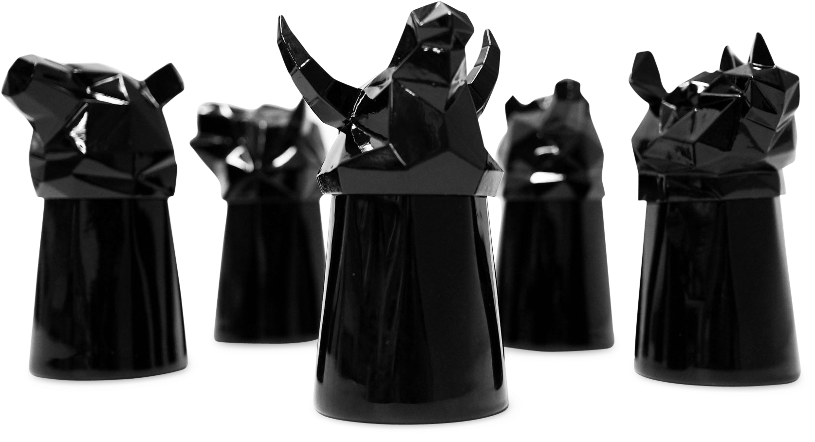 Animal Shot Glasses, Black - Animal Bottle Design Clipart (1674x908), Png Download