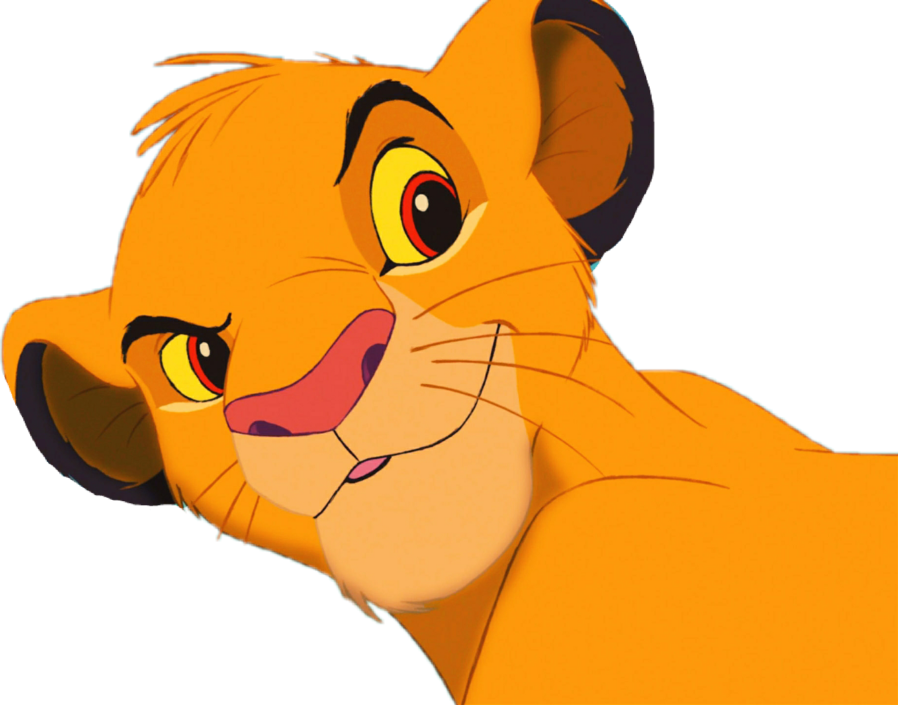 Thelionking Lion King - Lion King Little Simba Clipart (1305x1024), Png Download