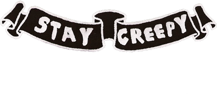 #banner #patch #tumblrpatch #sadtumblr #grunge #staycreepy - Label Clipart (454x255), Png Download