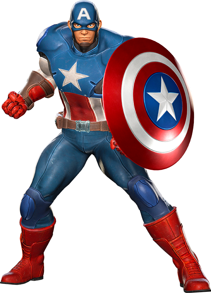 Captain America, Photo Puzzle Game - Marvel Vs Capcom Infinite Captain America Clipart (726x1004), Png Download