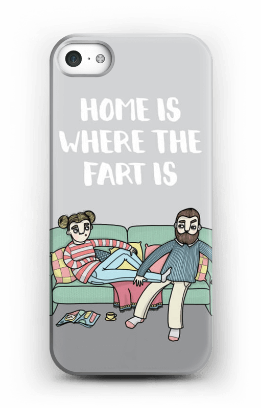 Fart Case Iphone Se - Home Is Where The Fart Clipart (511x800), Png Download