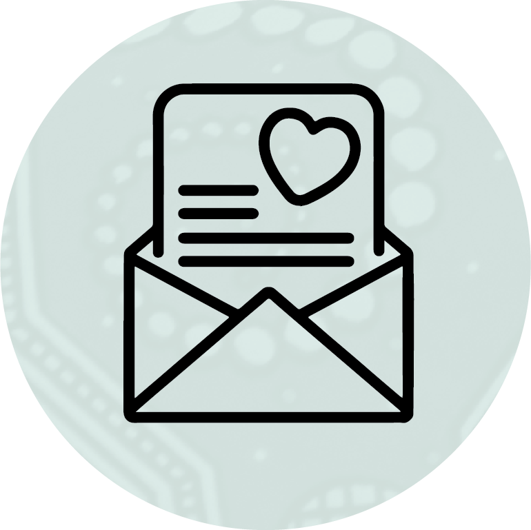 What Better Way To Honor The Special People In Your - Envelope Icon Transparent Background Clipart (770x769), Png Download