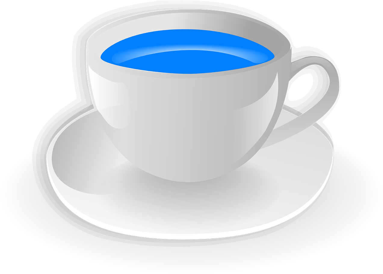 Cup Saucer Drink Beverage Water Png Image - Cup With Water Cartoon Clipart (1280x912), Png Download