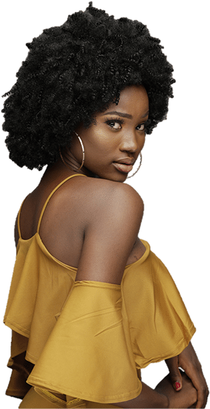 Afro Kinky - Afro Clipart (620x600), Png Download