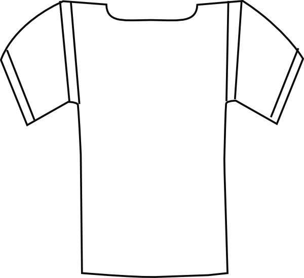 Football Jersey Clipart Sport Jersey Coloring Page Png Download Large Size Png Image Pikpng