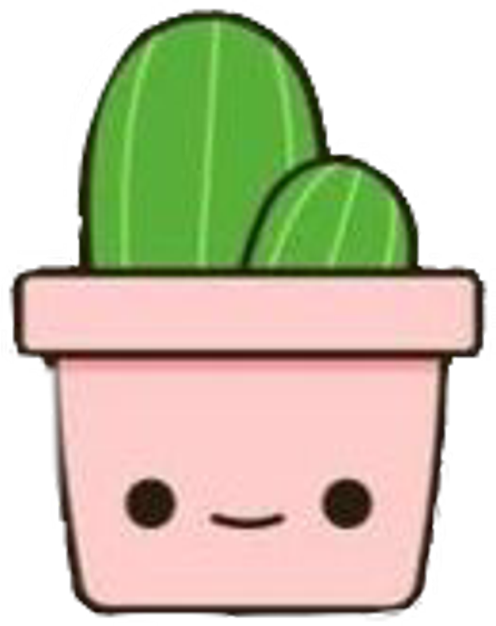 Cactus Kawaii Clipart (1024x1292), Png Download