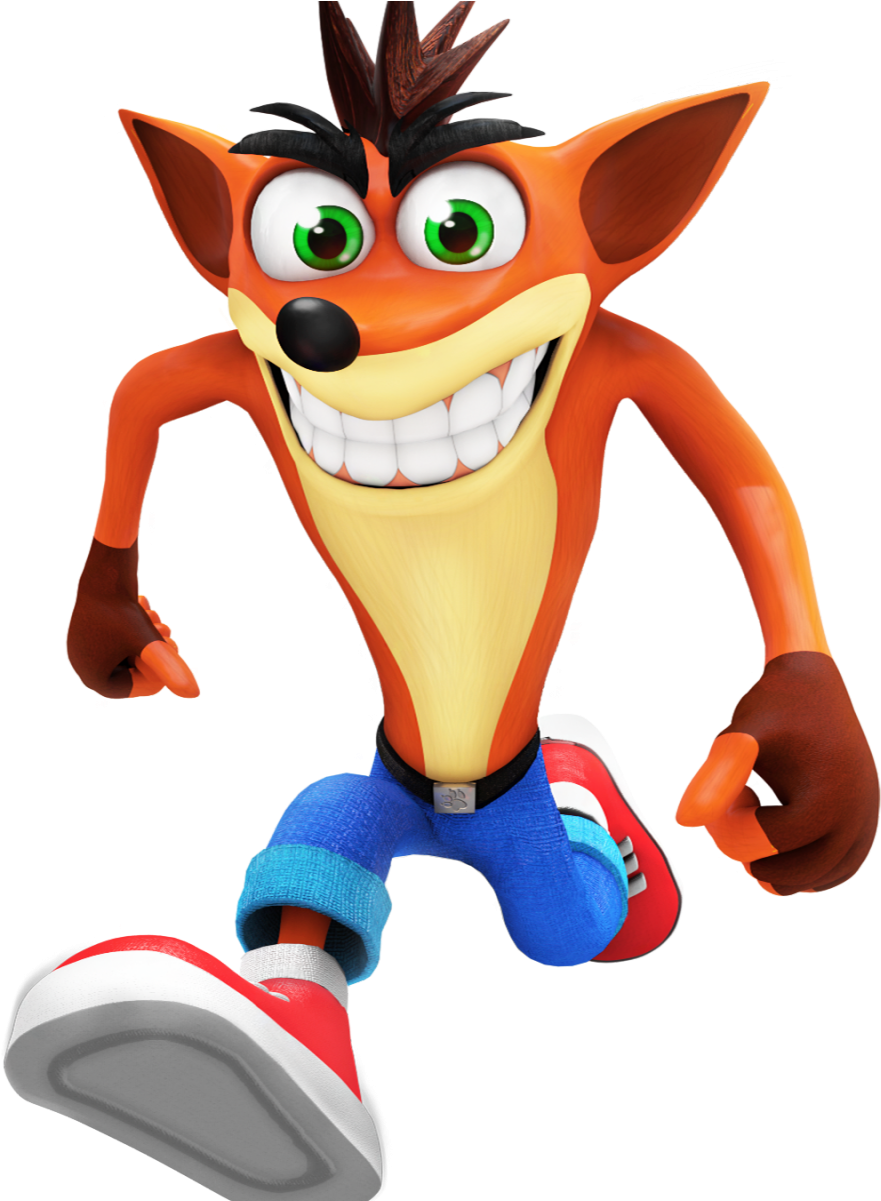 Crash Bandicoot Render Clipart (1600x1200), Png Download