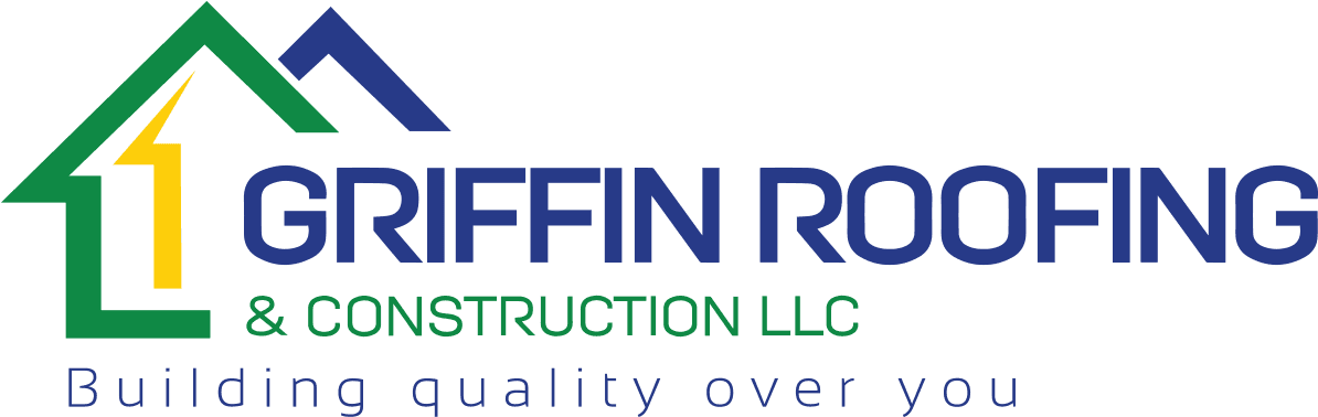 Griffin Roofing Construction Logo - Sign Clipart (1200x466), Png Download