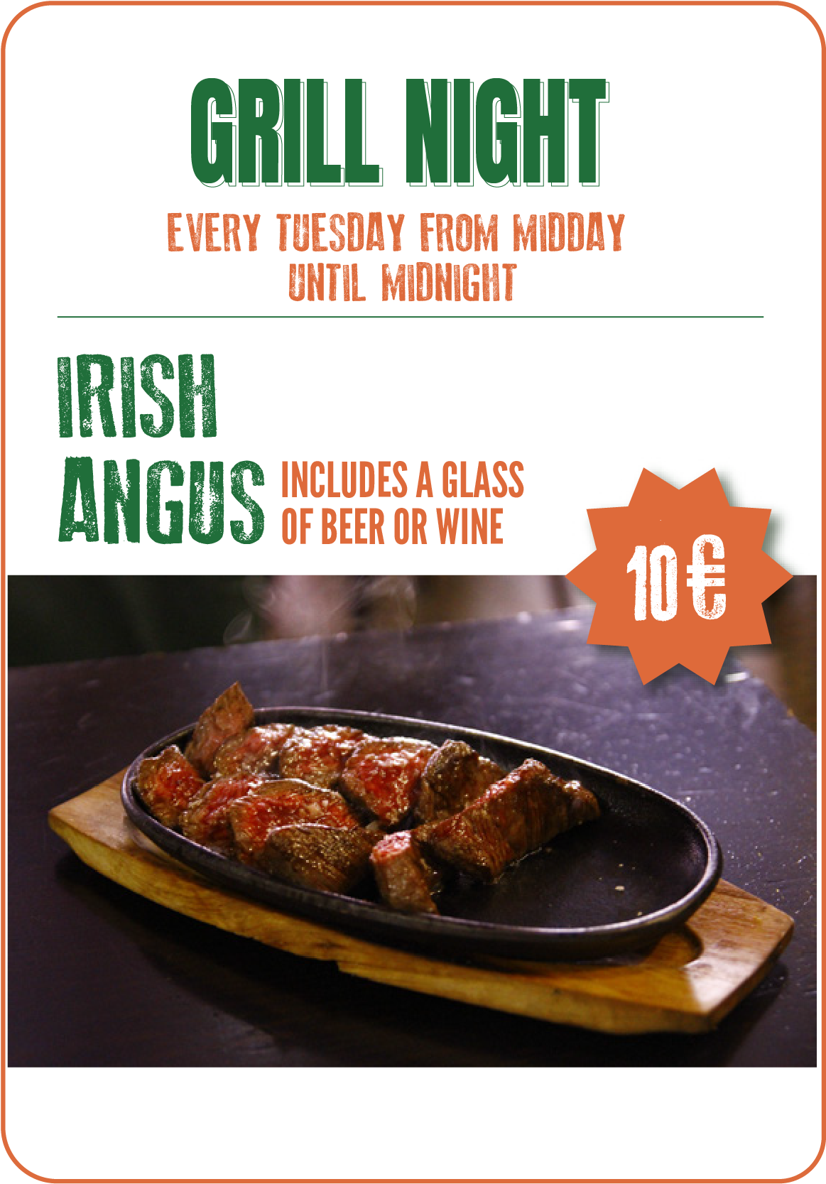 Flaherty Barcelona Flahertys Irish Bar Barcelona Png - Meat Clipart (1241x1754), Png Download