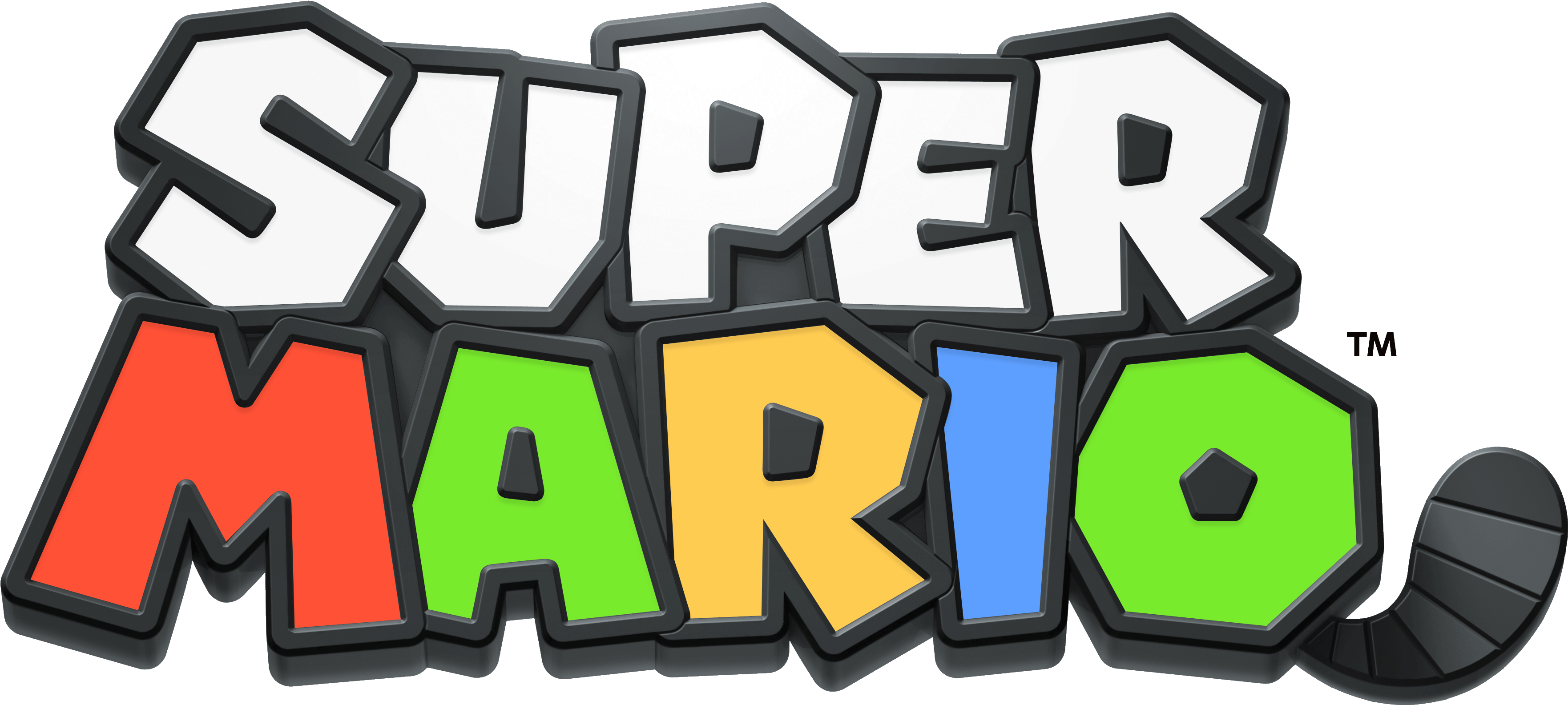 Super Mario Logo - Super Mario 3d Land Clipart (3585x1697), Png Download