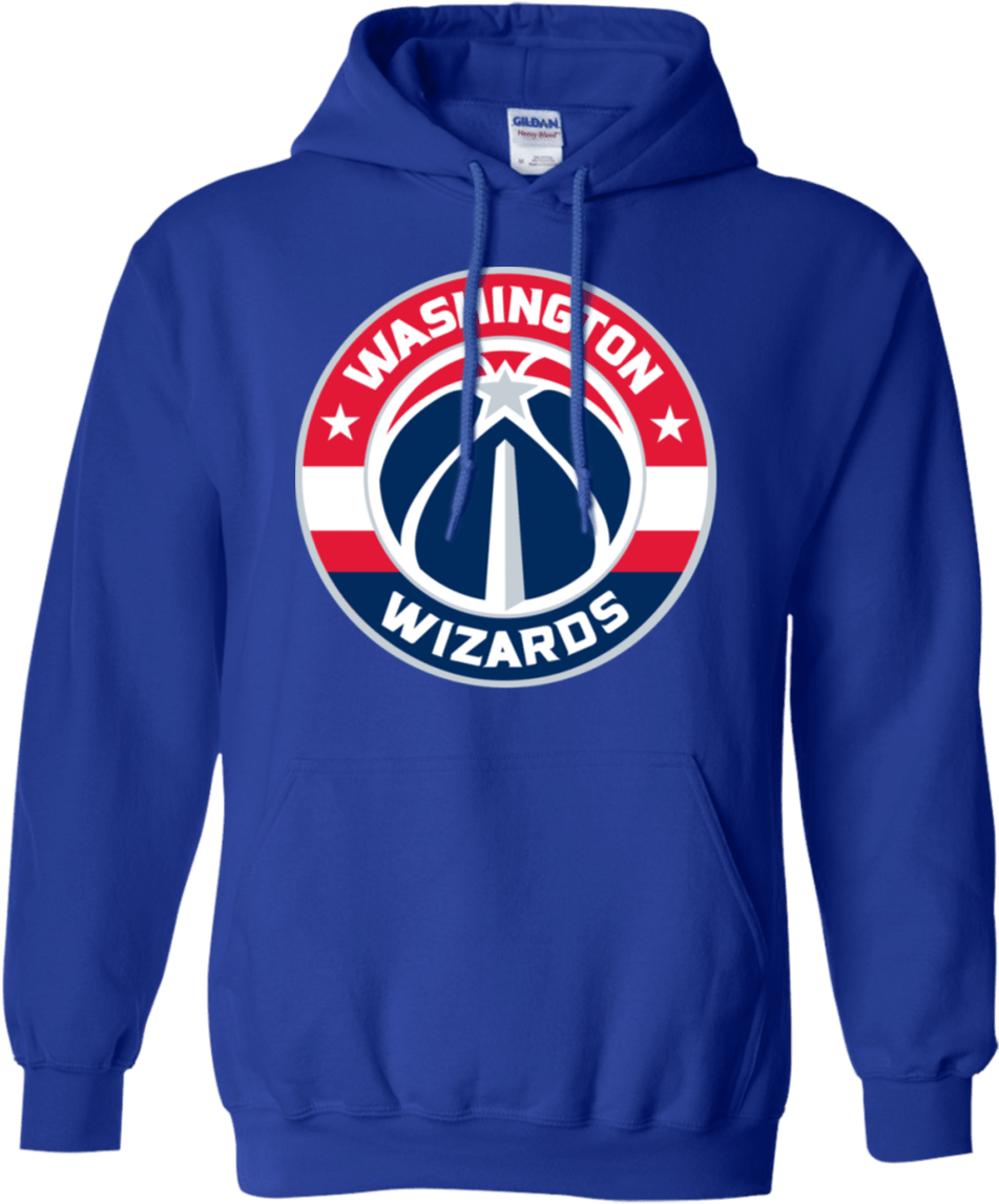 Washington Wizards Pullover Hoodie - Washington Wizards Vs Nets Clipart (1155x1155), Png Download