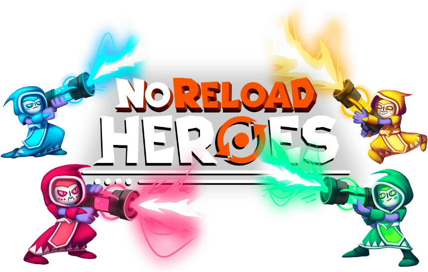 Defeat Your Friends In This Colourful Fantasy Shooter - Noreload Heroes Clipart (1006x591), Png Download