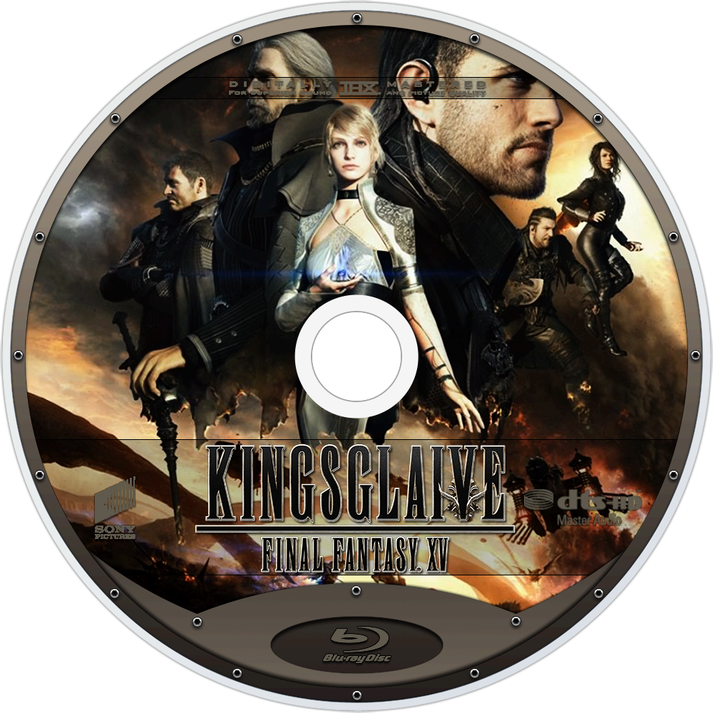Final Fantasy Xv Bluray Disc Image - キングス グレイブ ファイナル ファンタジー Xv Clipart (1000x1000), Png Download