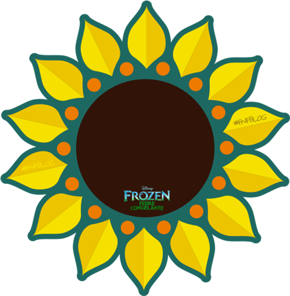 Sunflower Clipart Frozen Fever - Flor Frozen Fever Png Transparent Png (930x617), Png Download
