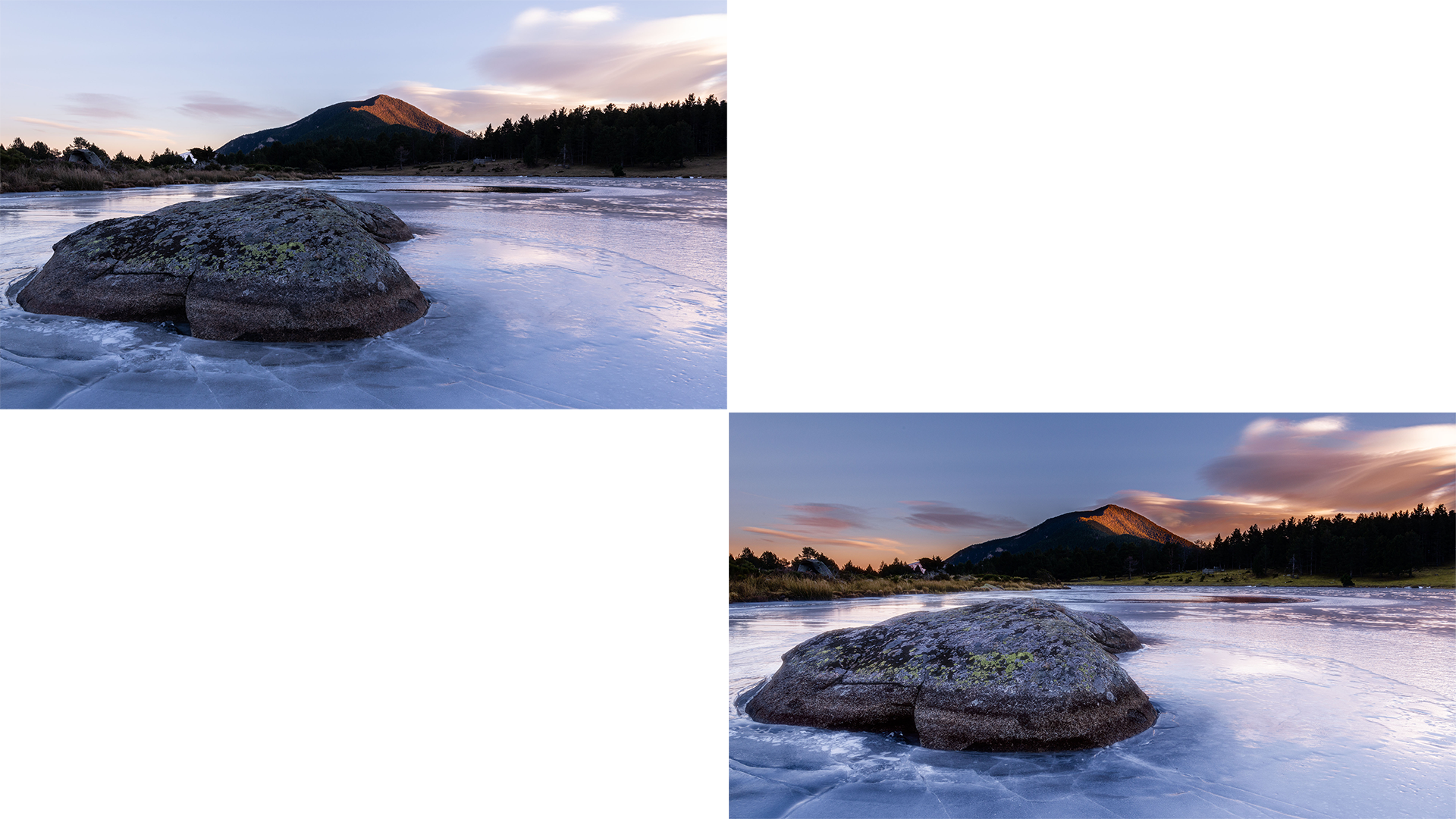 Before And After Result Of A Luminosity Masks Editing - Reflection Clipart (1920x1080), Png Download