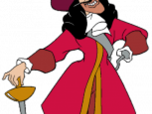Captain Hook Clipart Free - Png Download (640x480), Png Download