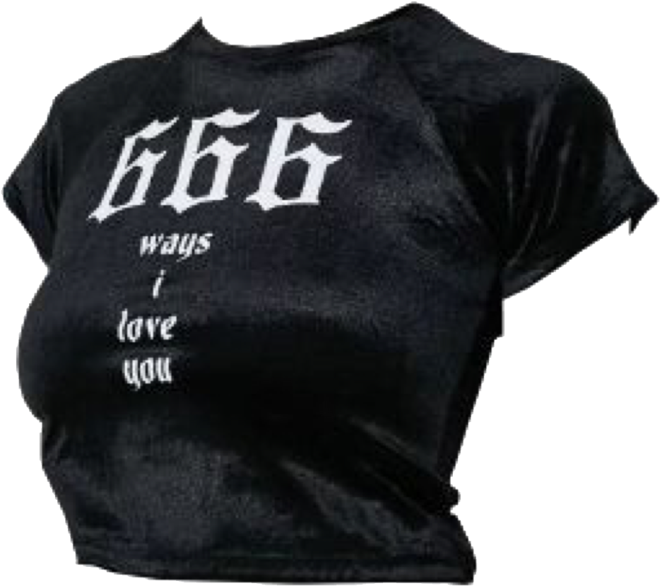 Image - 666 Ways I Love You Shirt Clipart (1280x1152), Png Download