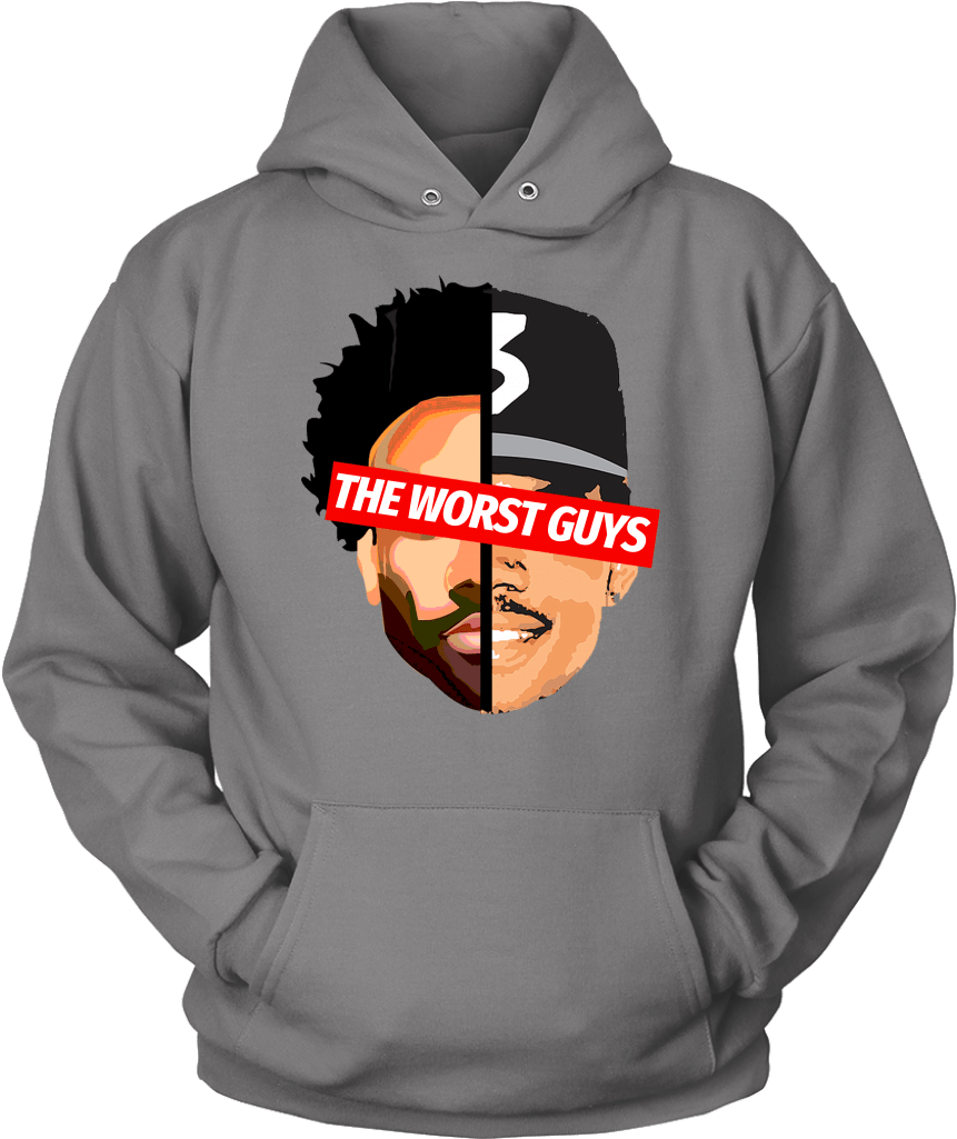 Childish Gambino Chance Rapper Worst Guys Hoodie - Sweatshirt Clipart (1024x1024), Png Download