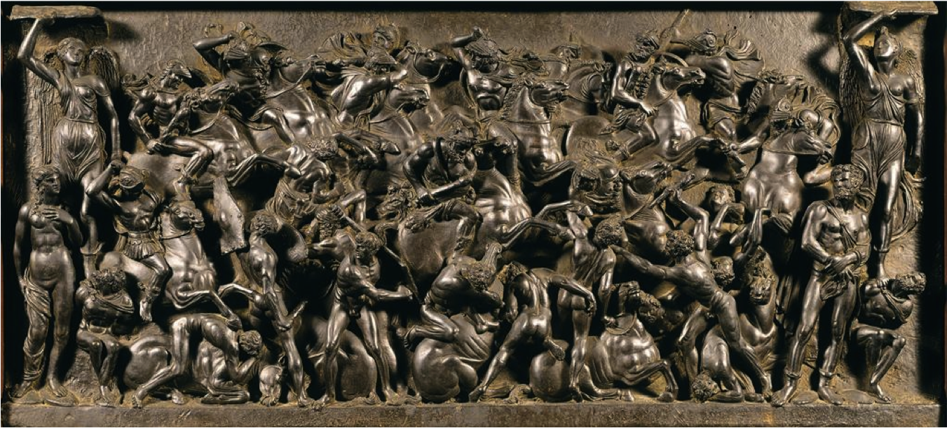 'battle' Relief - Bertoldo Di Giovanni Battle Relief Clipart (1352x744), Png Download