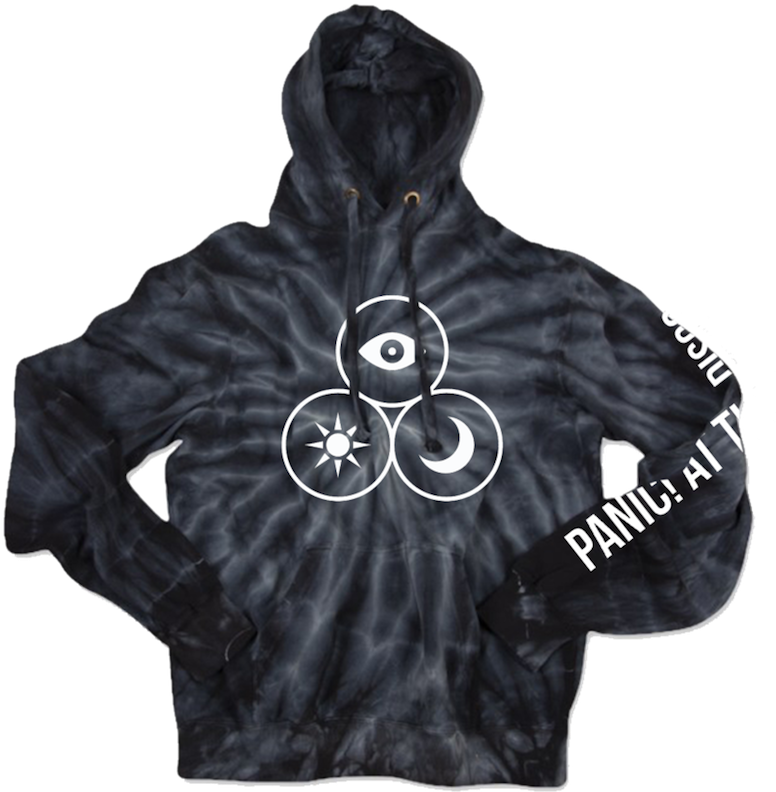 Three Circles Tie Dye Hoodie Tie Dye Hoodie, Zip Hoodie, - Sweatshirt Clipart (800x1000), Png Download