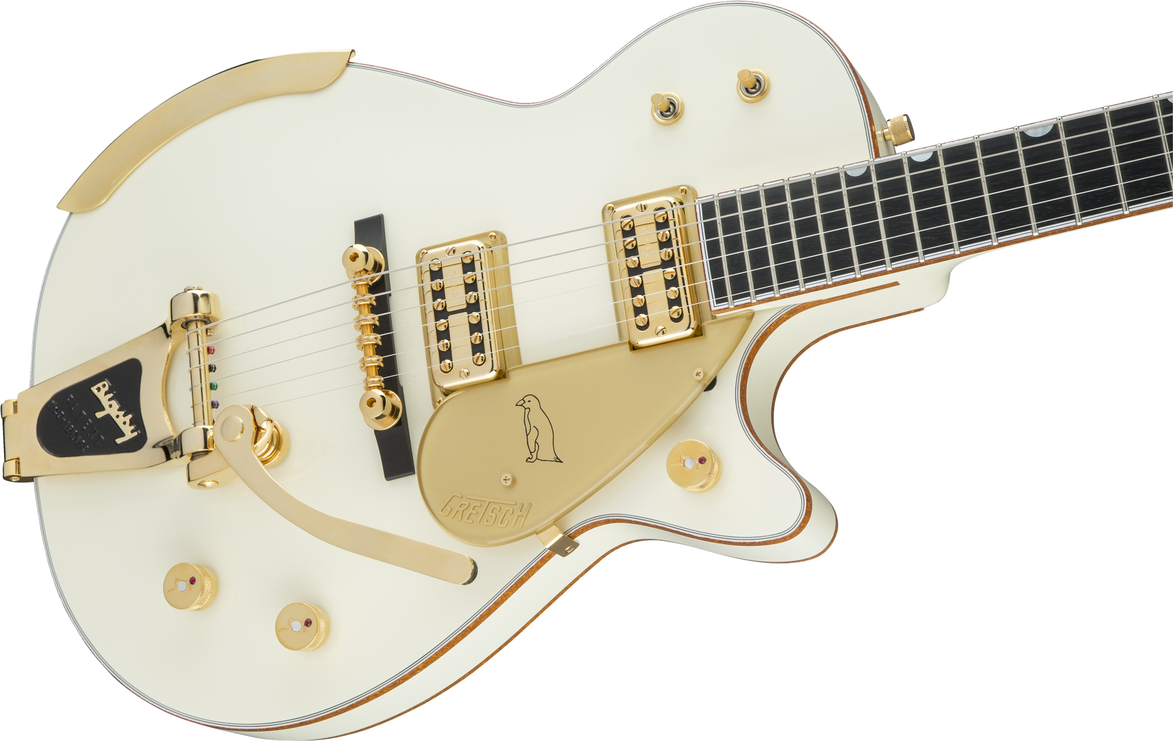 G6134t-58 Vintage Select '58 Penguin™ With Bigsby®, - Gretsch G6134t 58 Vs Penguin Clipart (2400x1519), Png Download