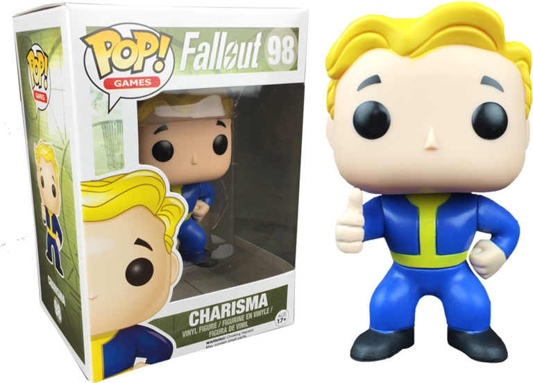 Charisma Vault Boy Thumb Up Pop Vinyl Figure - Vault Boy Funko Pop Clipart (768x551), Png Download