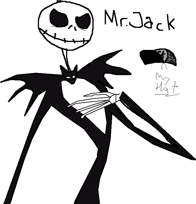 Random Image From User - Tim Burton Jack Skellington Drawing Clipart (700x700), Png Download