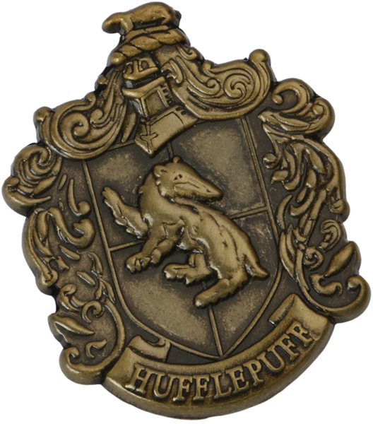 Hufflepuff Pin Badge Clipart (528x600), Png Download